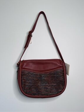 NWT Made in Italy Francesco Biasia Leather Shoulder Bag Purse
